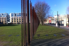 03_Position der Mauer an der Kreuzung Brunnenstraße : Bernauer Straße